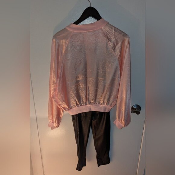 Pink Ladies Halloween Costume (Jacket and Black Pants) - Picture 6 of 7